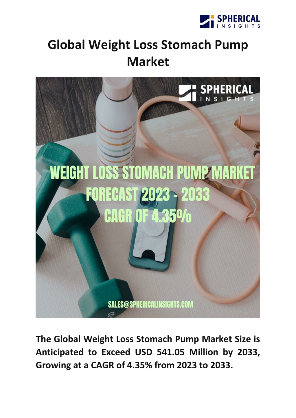 global weight loss stomach pump market l.w
