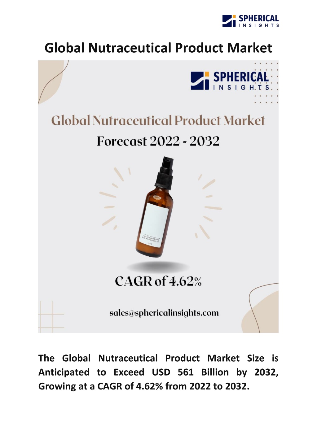 global nutraceutical product market l.w