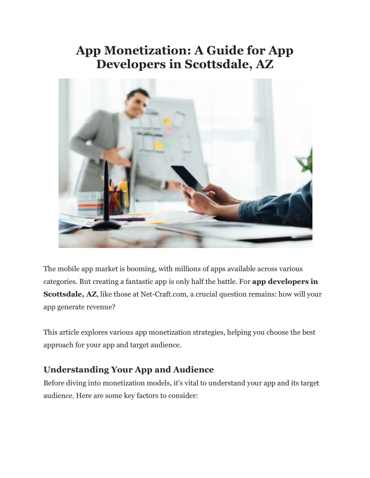 app monetization a guide for app developers n.w