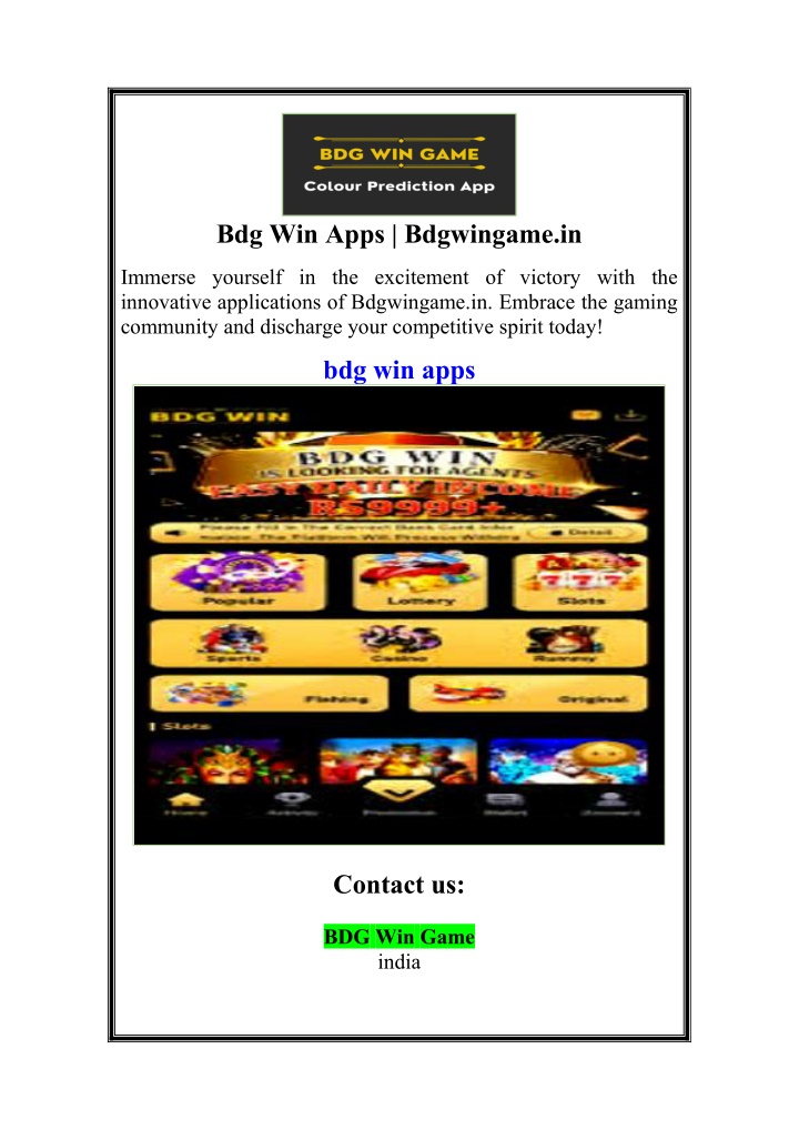 bdg win apps bdgwingame in n.w