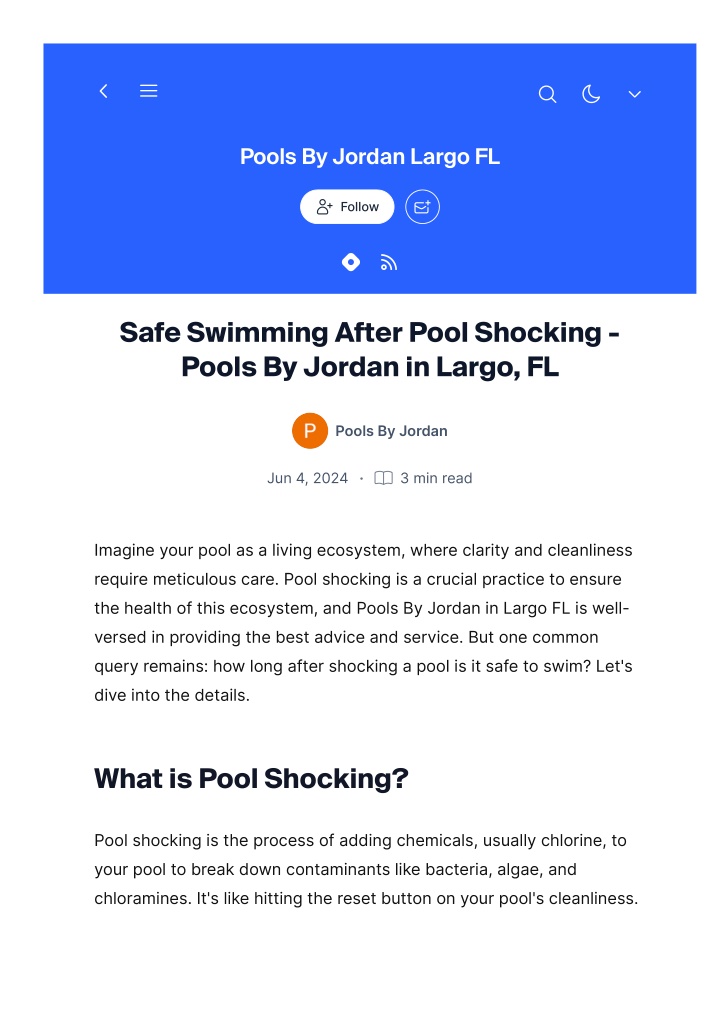 pools by jordan largo fl n.w