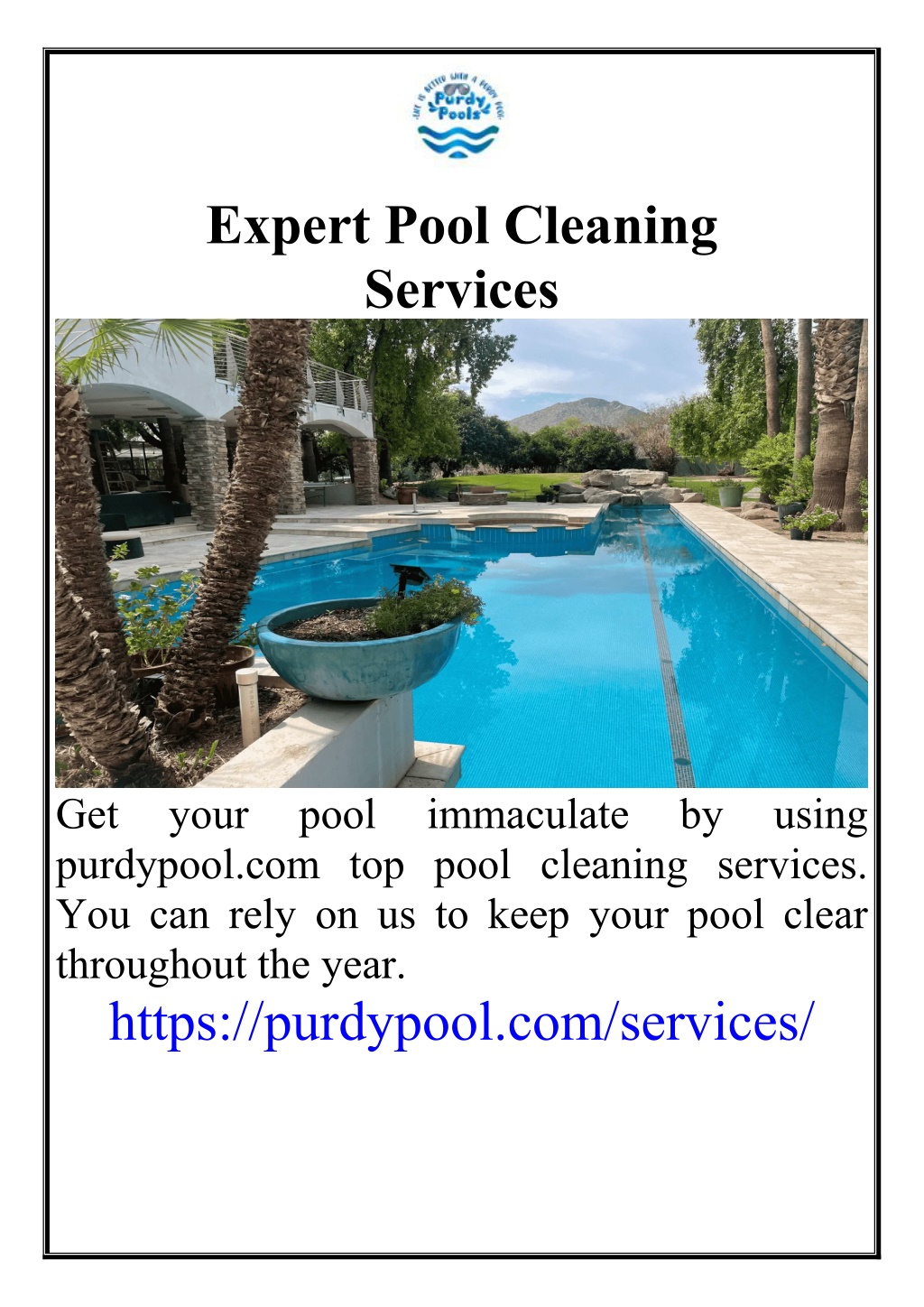 expert pool cleaning services l.w