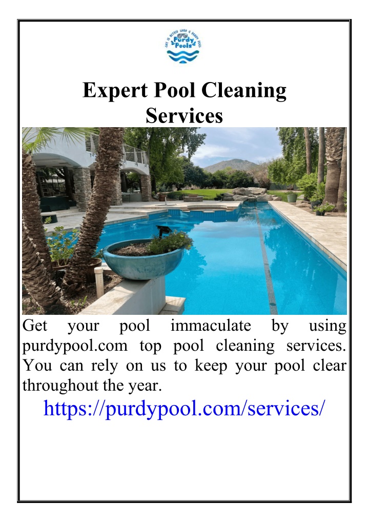 expert pool cleaning services n.w