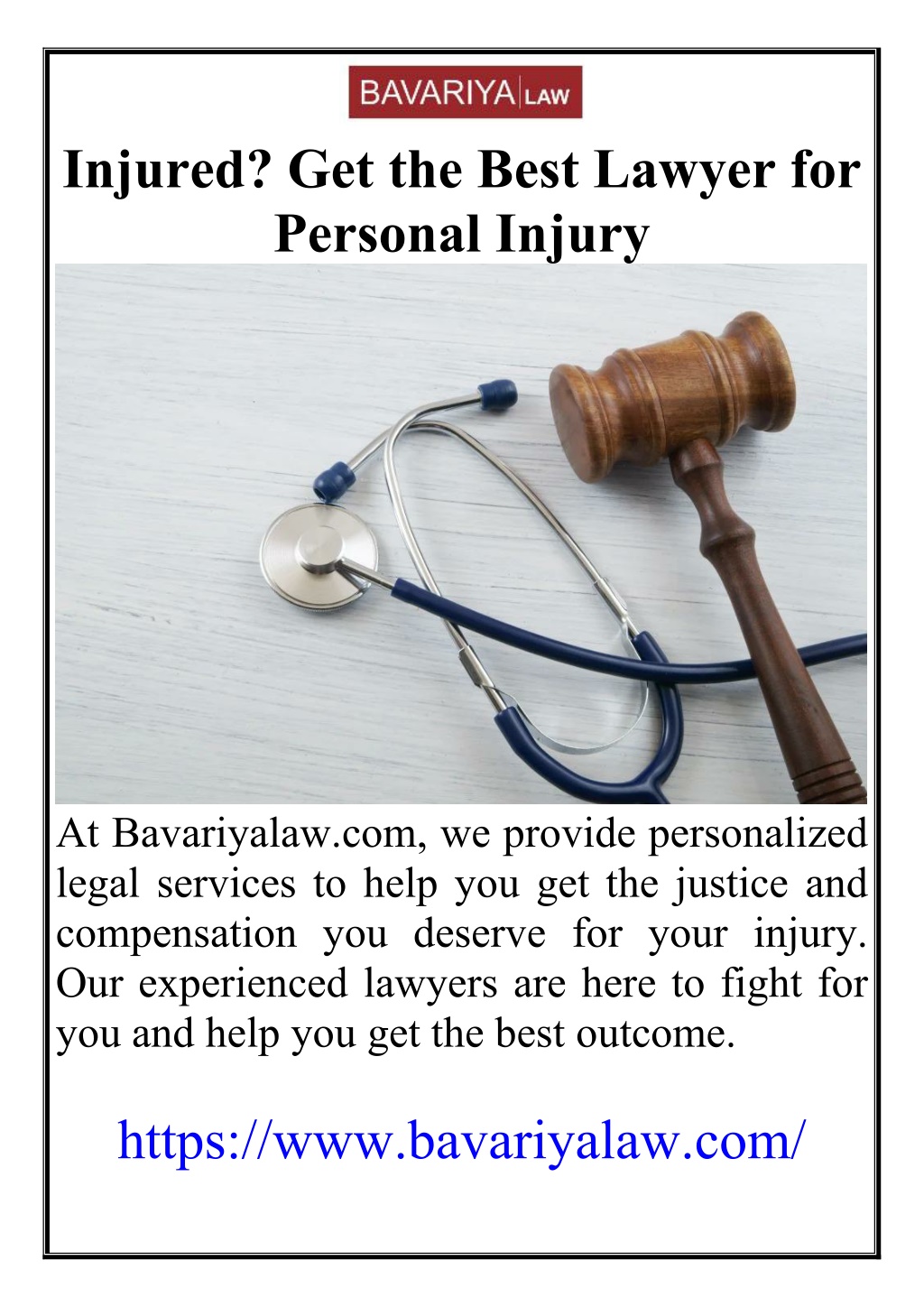injured get the best lawyer for personal injury l.w