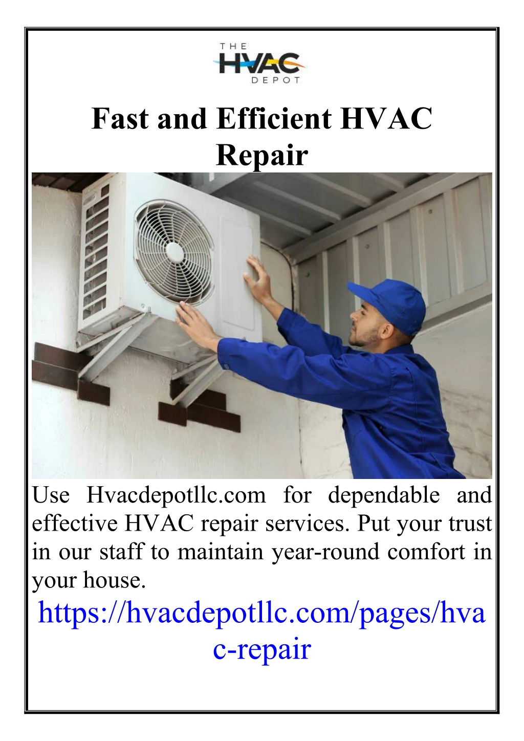 fast and efficient hvac repair l.w