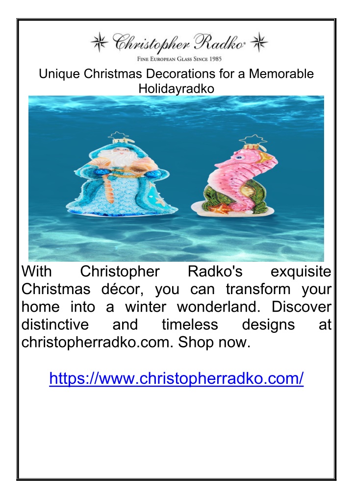 unique christmas decorations for a memorable n.w