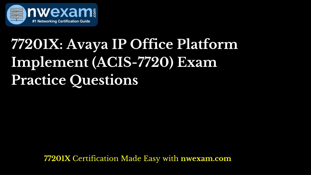 77201x avaya ip office platform implement acis l.w