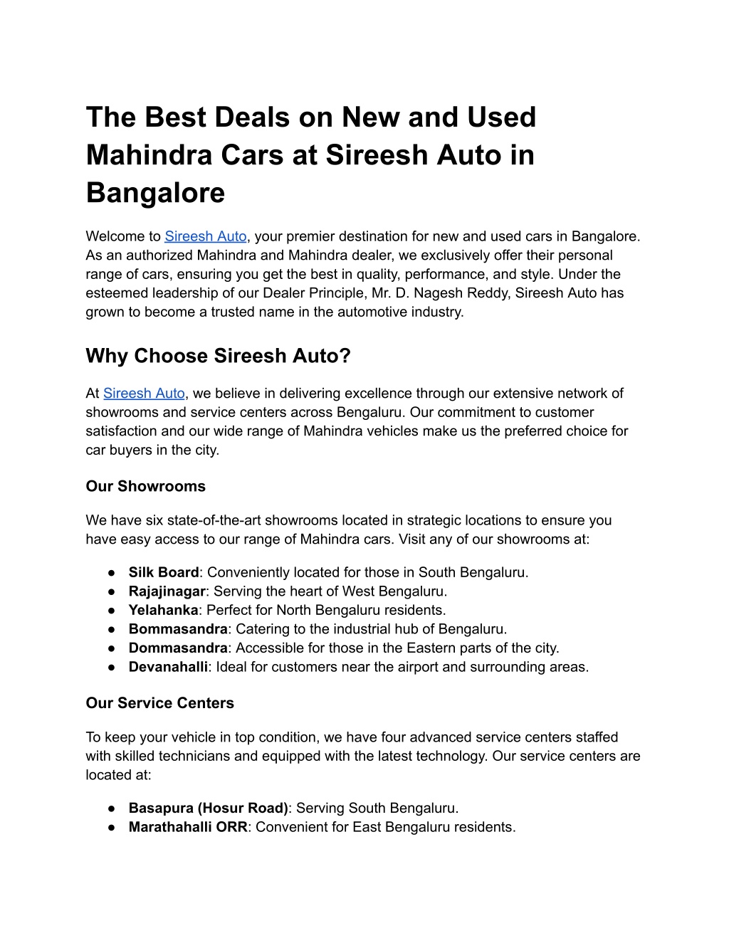 the best deals on new and used mahindra cars l.w