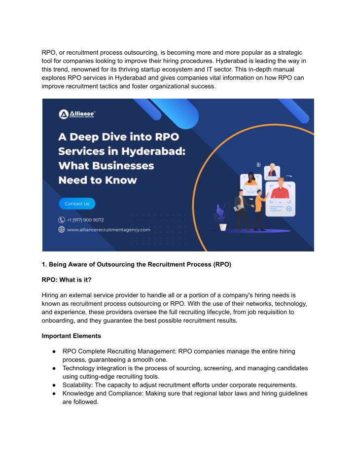 rpo or recruitment process outsourcing n.w
