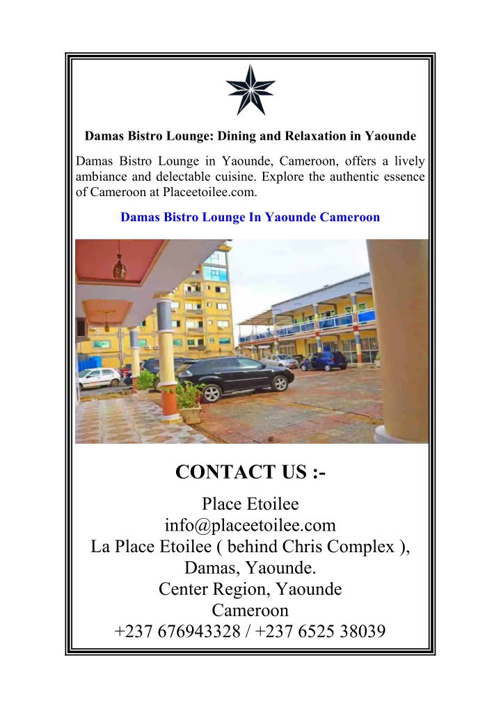 damas bistro lounge dining and relaxation n.w