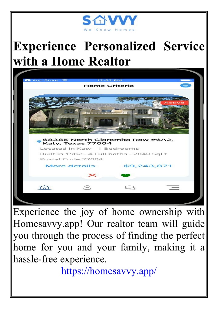 experience personalized service with a home n.w