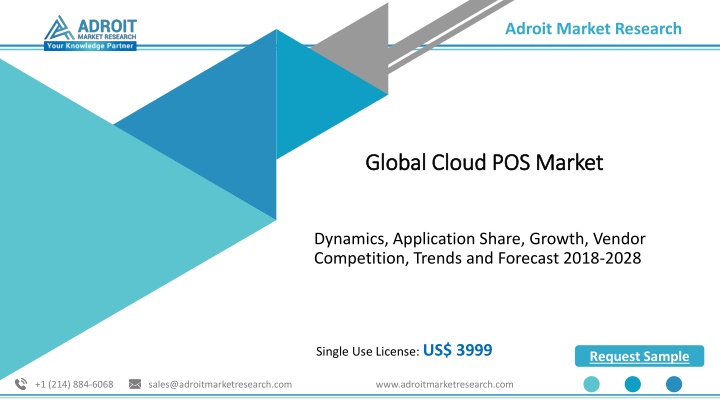 Cloud POS Market Latest Research | Growth Rate & Report 2018-2028