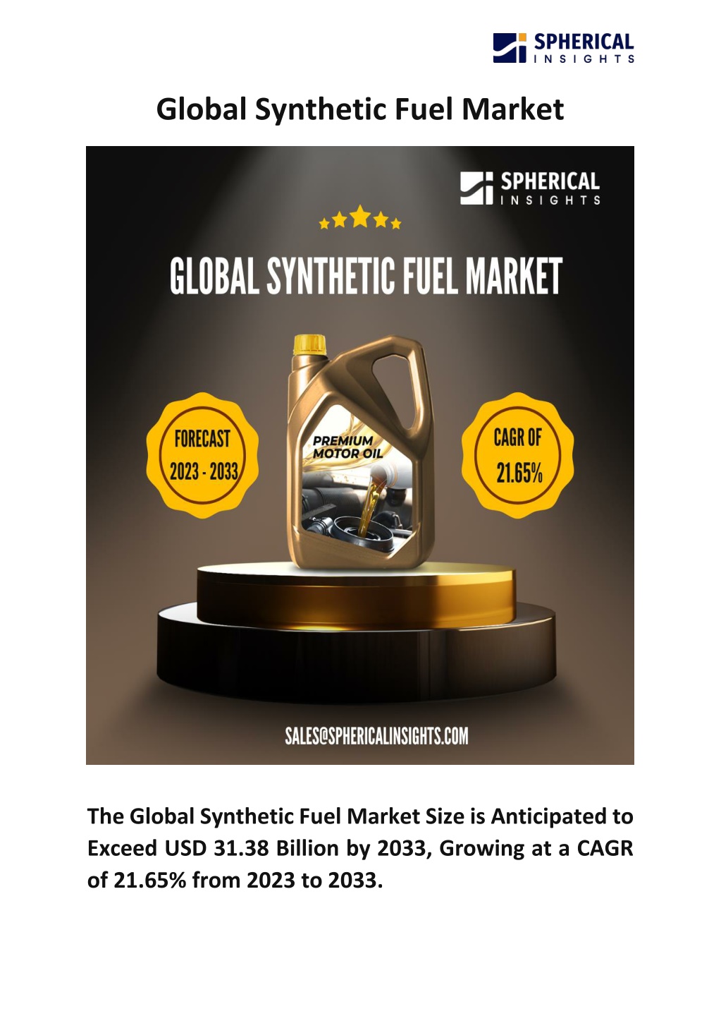 global synthetic fuel market l.w