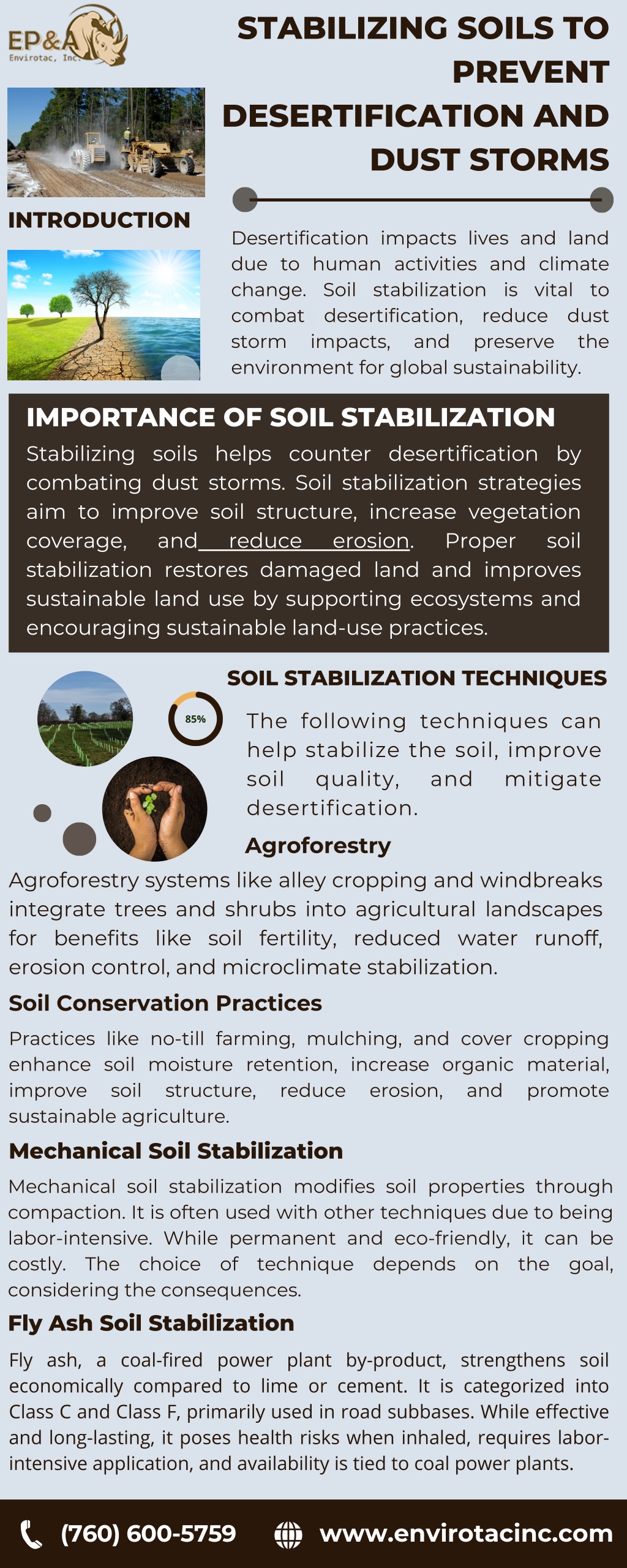 stabilizing soils to l.w