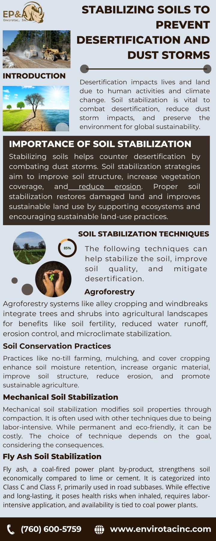 stabilizing soils to n.w