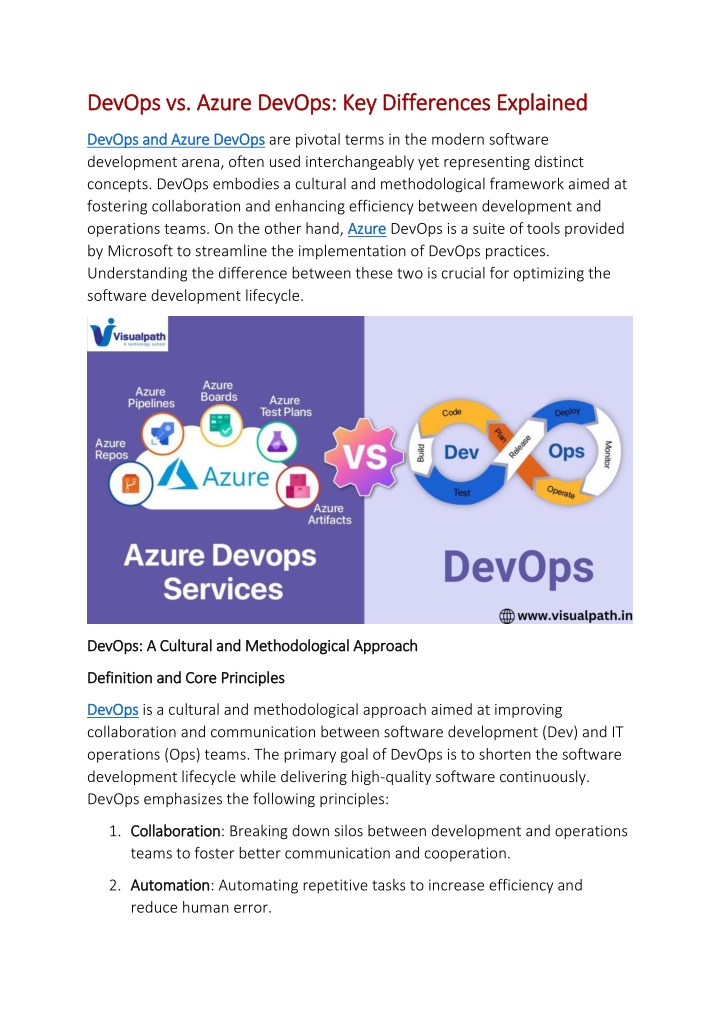 devops vs azure devops key differences explained n.w