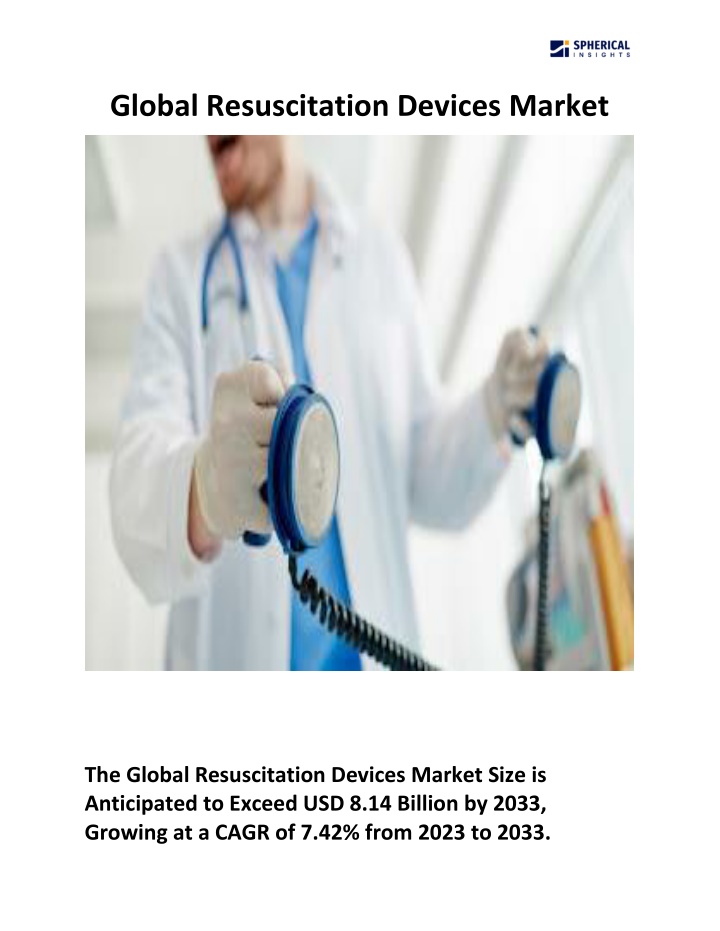 global resuscitation devices market n.w