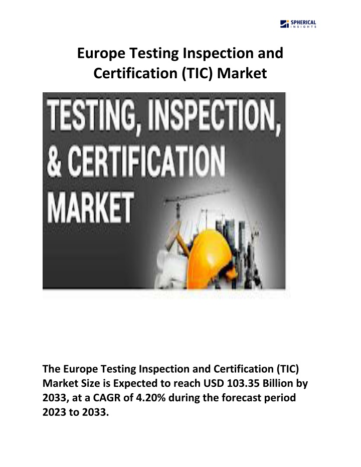 europe testing inspection and certification n.w