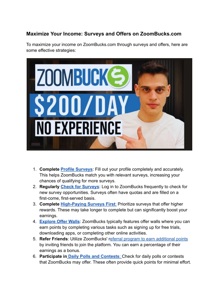 maximize your income surveys and offers n.w