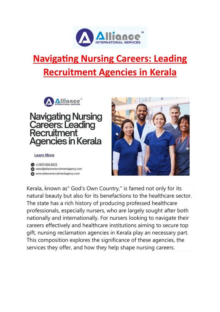 navigating nursing careers leading recruitment n.w