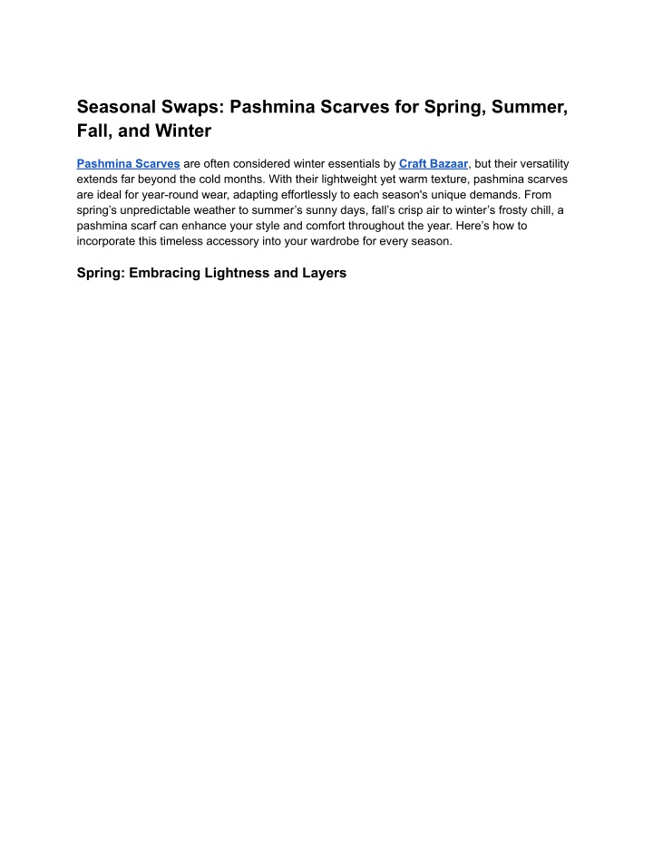 seasonal swaps pashmina scarves for spring summer n.w
