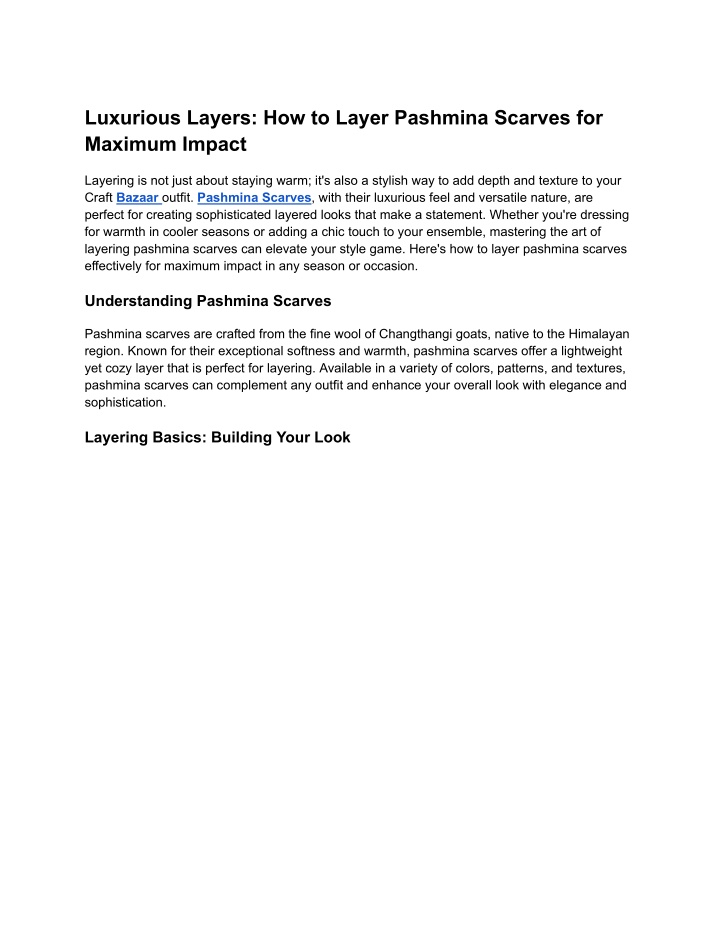 luxurious layers how to layer pashmina scarves n.w