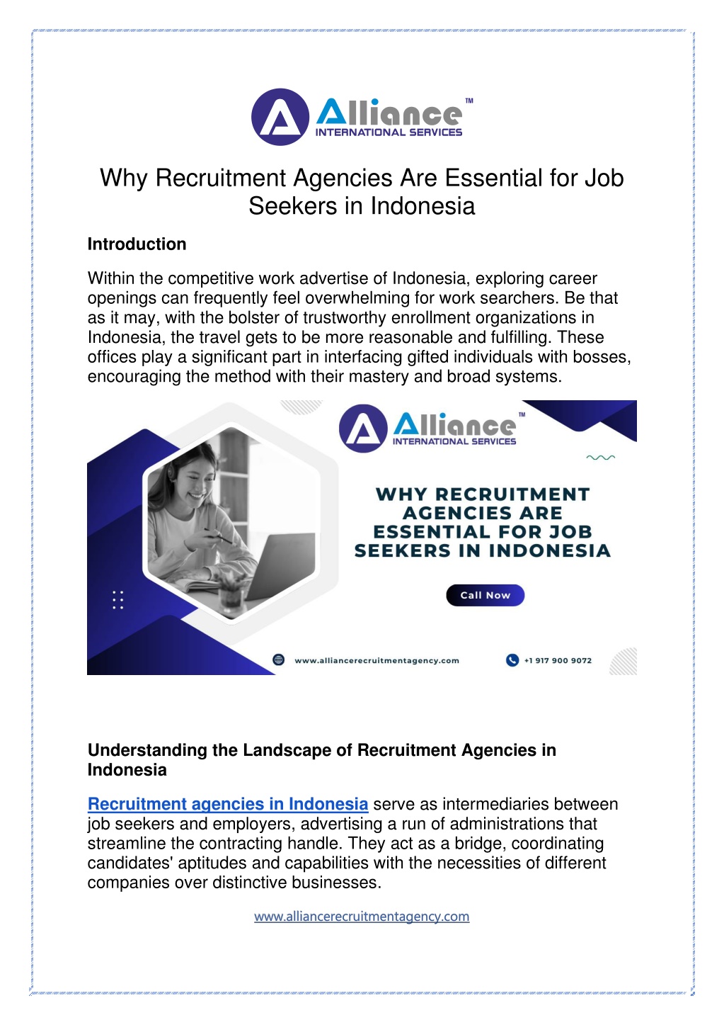 why recruitment agencies are essential l.w