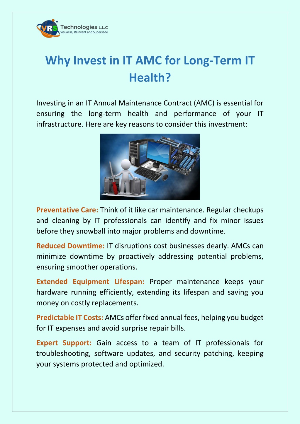 why invest in it amc for long term it health l.w