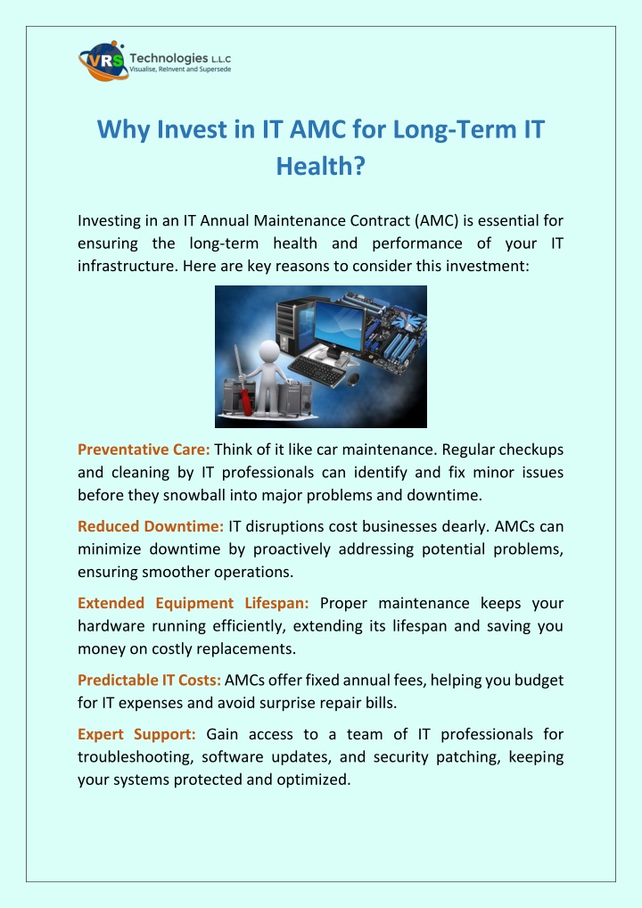 why invest in it amc for long term it health n.w