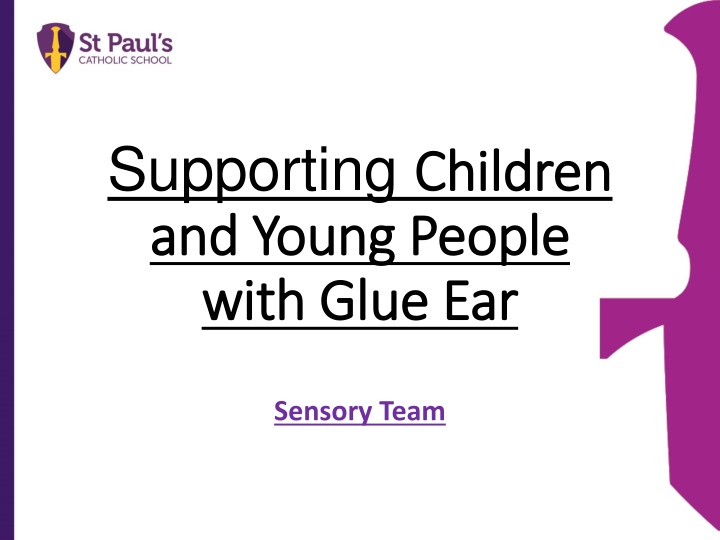 Glue Ear in Children and Young People