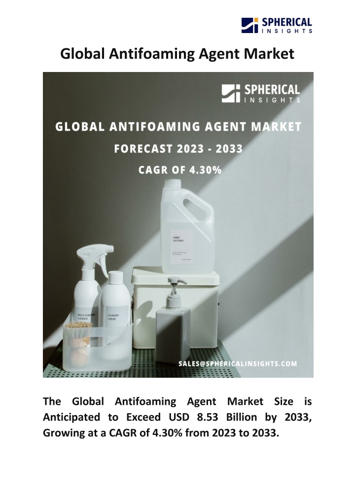 global antifoaming agent market n.w