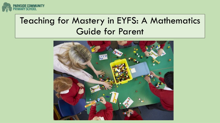 Teaching for Mastery in EYFS: A Mathematics Guide for Parents