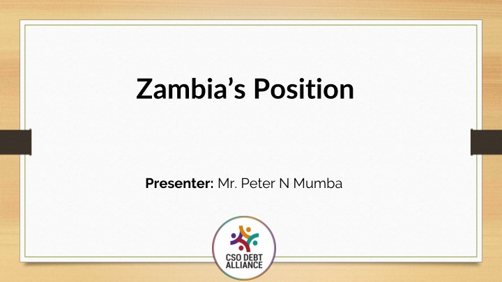 Zambia's Debt Restructuring Under G20 Common Framework
