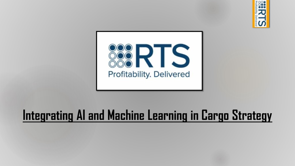 integrating ai and machine learning in cargo l.w