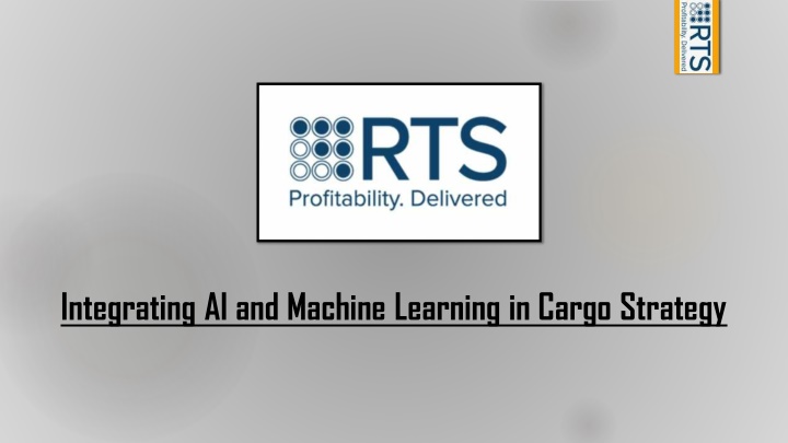 integrating ai and machine learning in cargo n.w