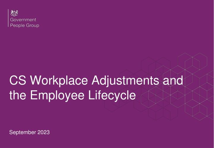 Workplace Adjustments and Employee Lifecycle Overview