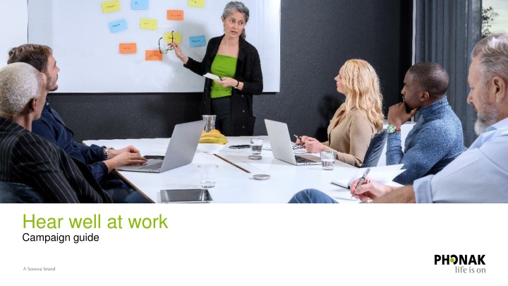 Campaign Guide: Hear Well at Work - Targeting Professionals for Better Hearing