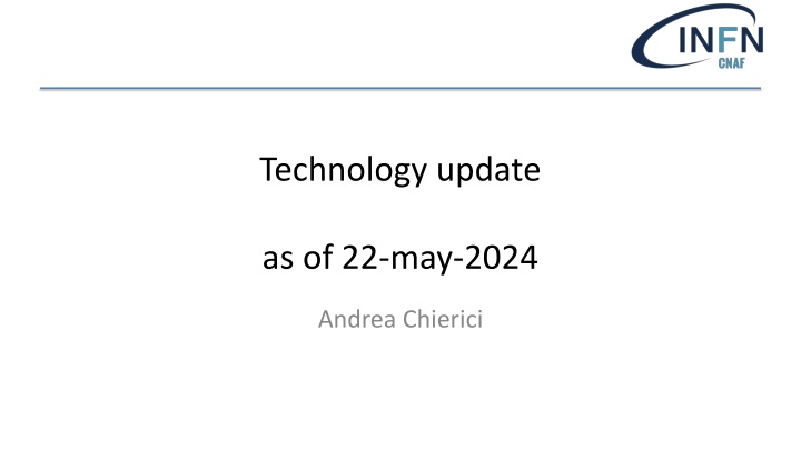 Technology Update and Market Trends Overview