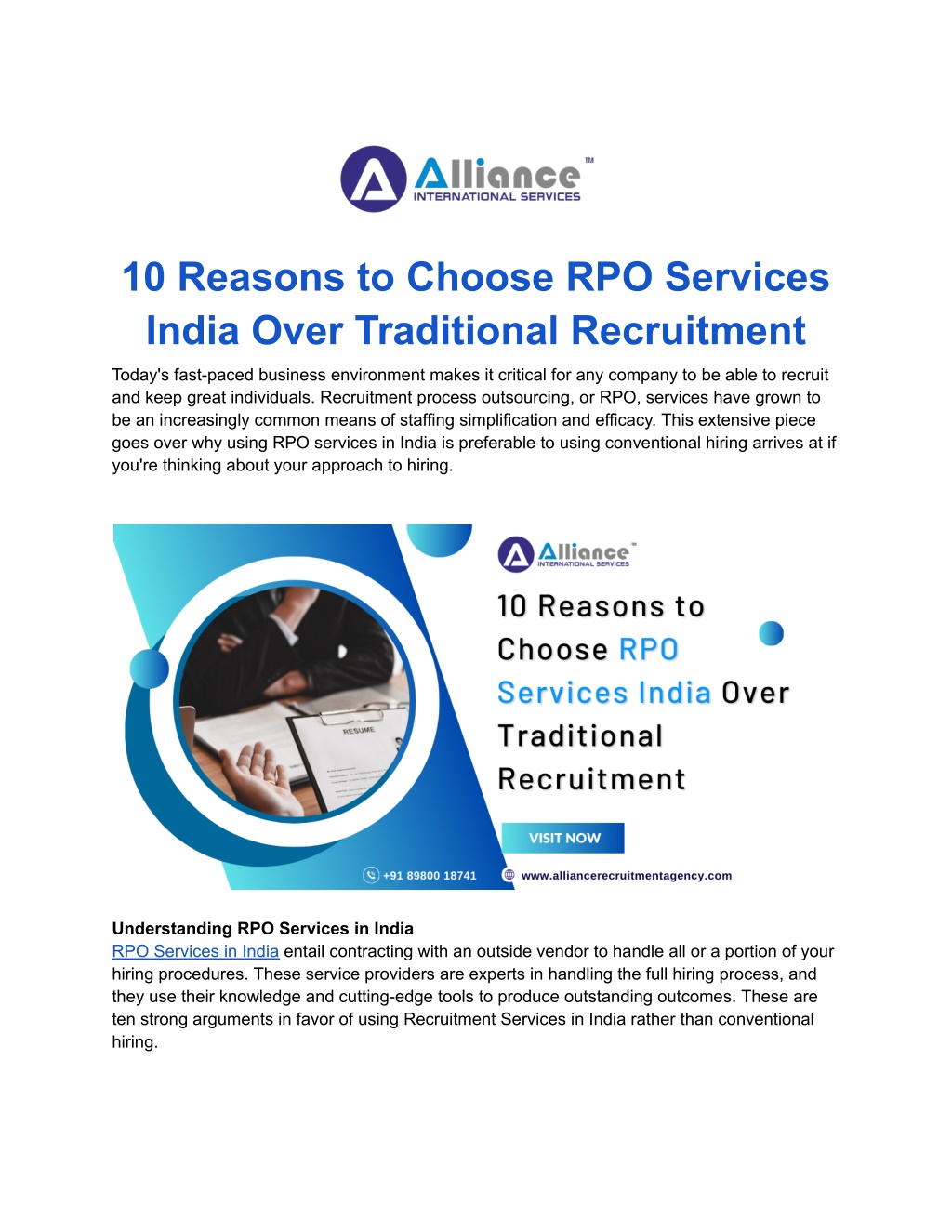10 reasons to choose rpo services india over l.w