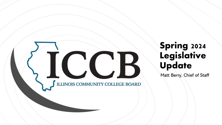ICCB Legislative Initiative: Transfer Fee Waiver Transparency (SB 3081)