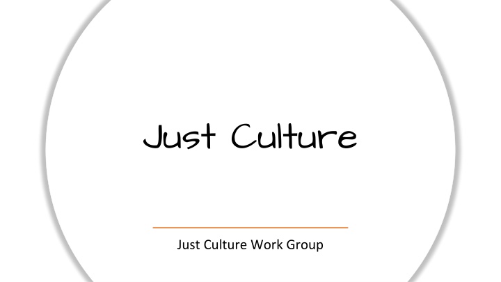 Just Culture in Safety Management