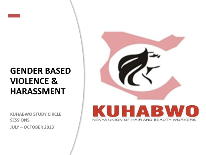 Study Circle Sessions on Gender-Based Violence and Harassment in the Workplace