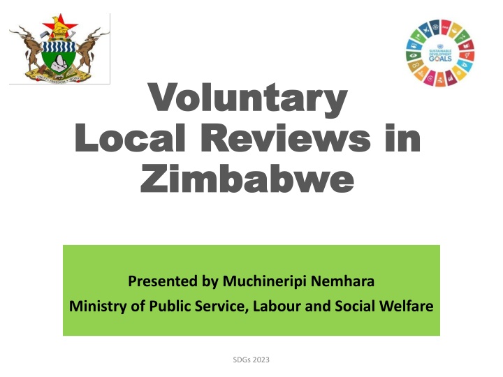 Voluntary Local Reviews in Zimbabwe: Strengthening SDGs 2023 Implementation