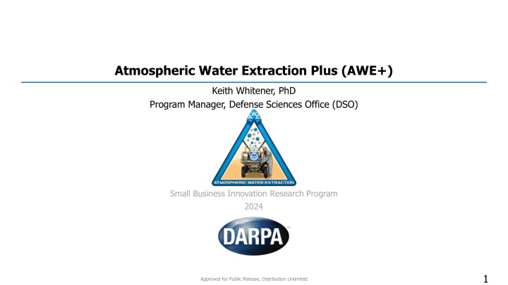 Revolutionary Water Extraction Technology for Defense Operations