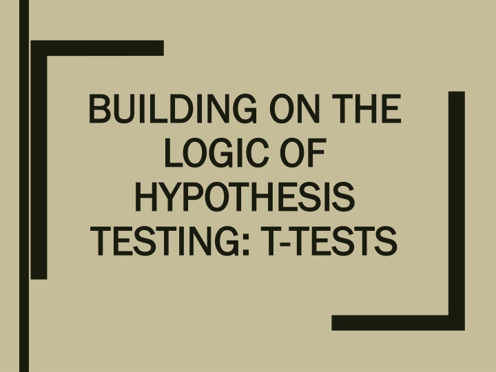 Hypothesis Testing with T-Tests and Z-Scores