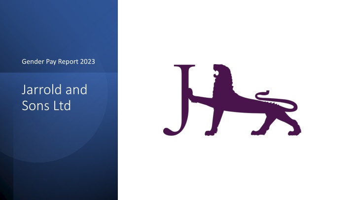Gender Pay Report 2023 by Jarrold and Sons Ltd