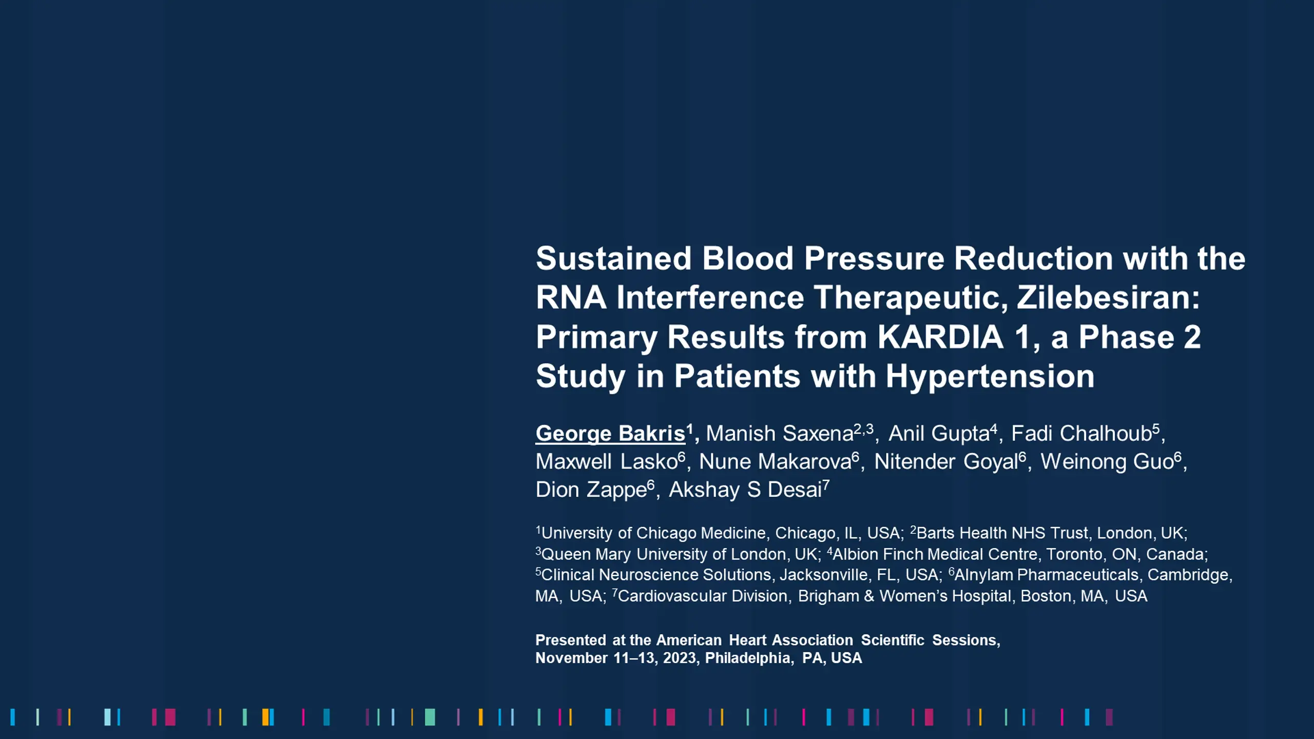 RNA Interference Therapy Zilebesiran's Impact on Hypertension