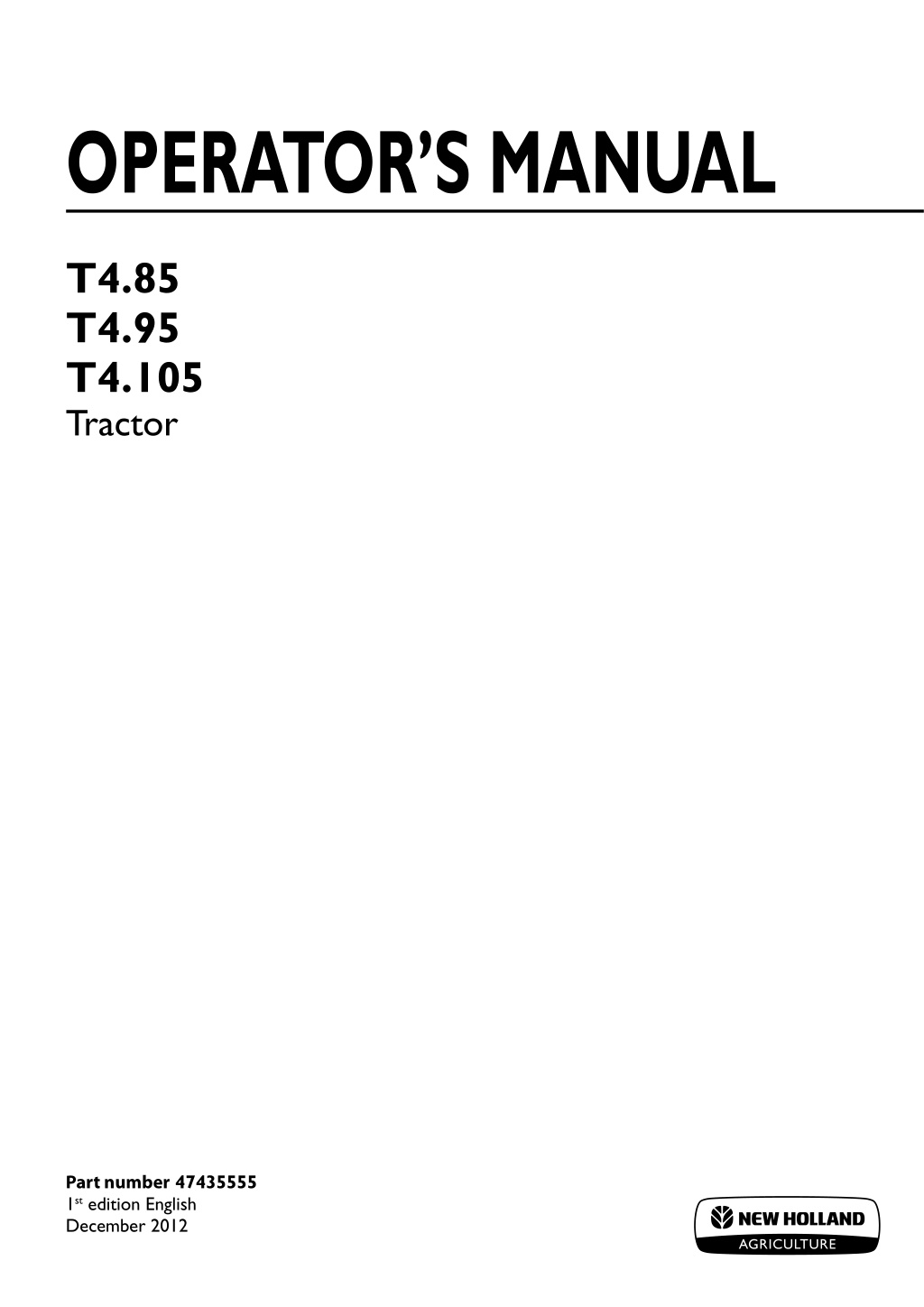 operator s manual l.w