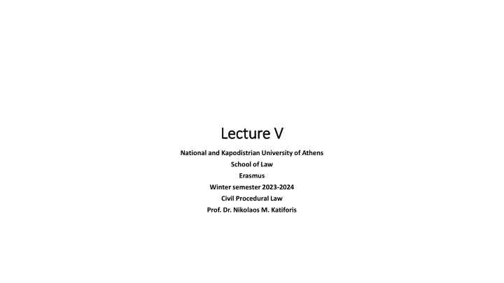 Proceedings for Provisional Remedies in Civil Procedural Law