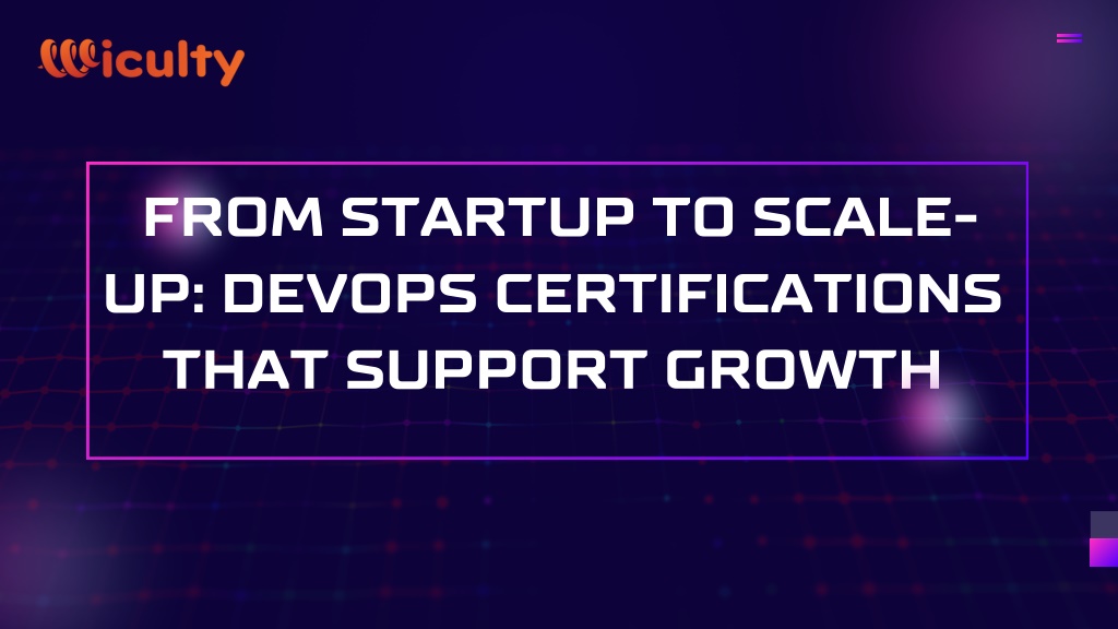 from startup to scale up devops certifications l.w